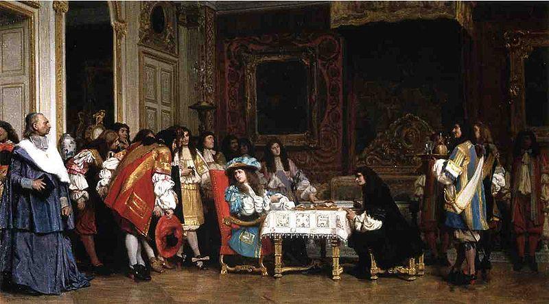 Jean Leon Gerome Louis XIV and Moliere China oil painting art